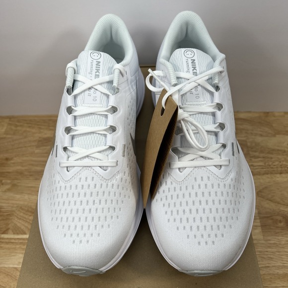 Nike Air Winflo 10 Shoes Women's 11.5 Men's 10 Running White DV4023-102 - Picture 5 of 11